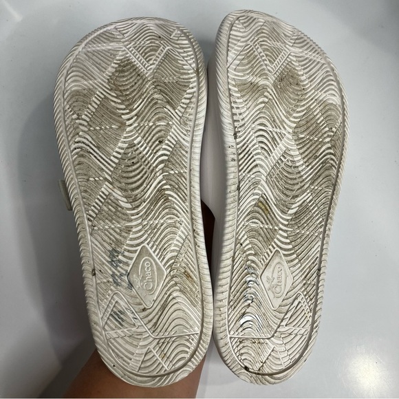 Chaco chillos slides sandals all white size 10 - Picture 7 of 8